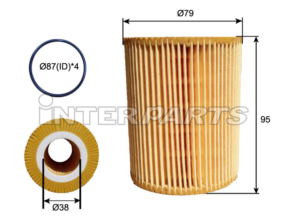 FORD 호환 OIL FILTER 9X2Q-6744-AA IPEO-868