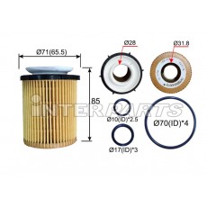 MERCEDES-BENZ 호환 OIL FILTER 270 184 00 25 IPEO-891